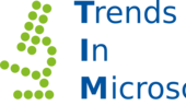 First version of TIM Logo for the German BioImaging Spring school showing a microscope made of green dots