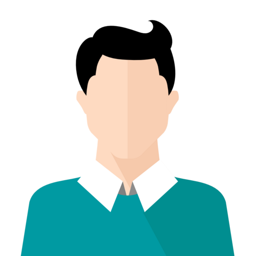 Placeholder for a portrait image of a man